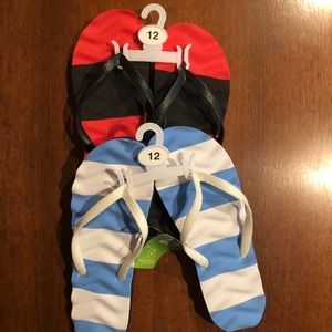 Men's flip flops brand new w/tags- 2 pairs